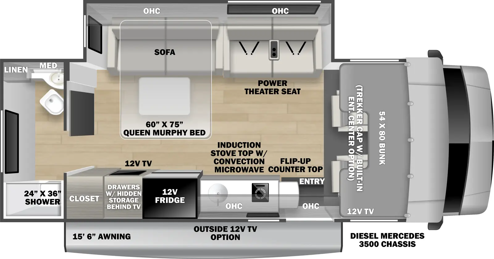 Solera 24SRB Floorplan